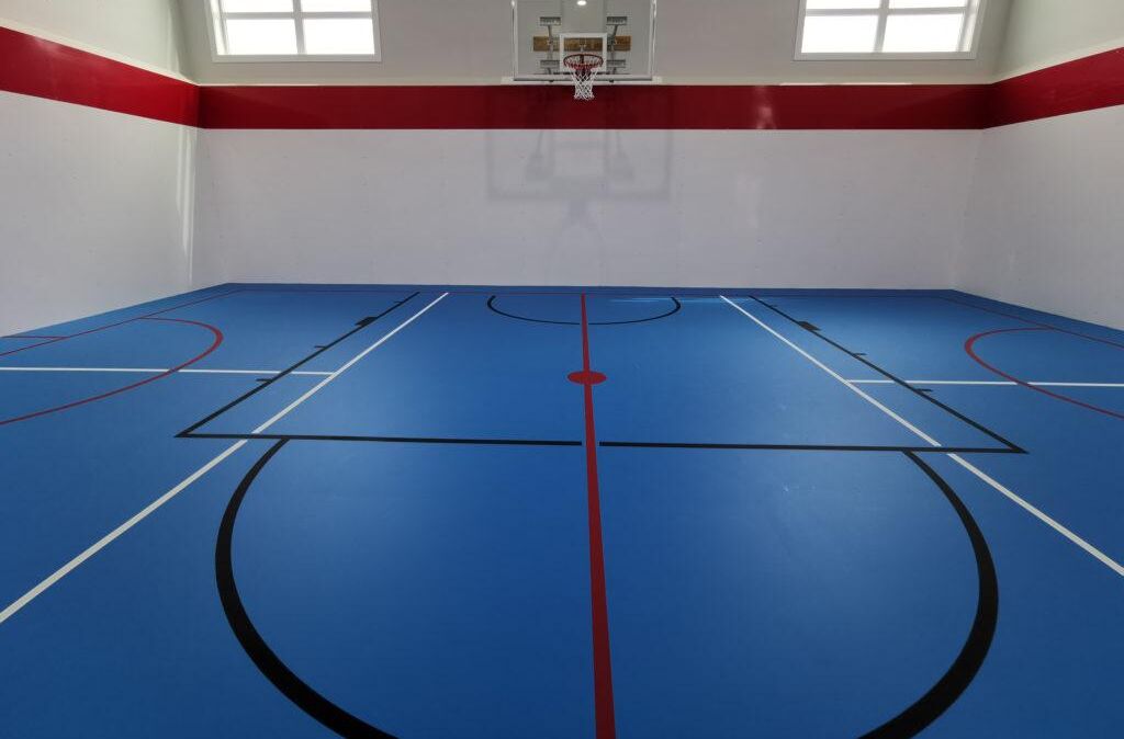 VersaFLO Rubber Flooring for Basketball Court Image