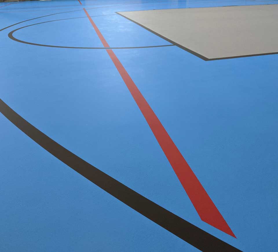 VersaFLO Rubber Flooring for School Sports Areas