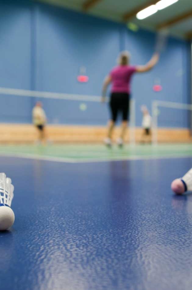 VersaFLO Rubber Flooring for School Badminton Court