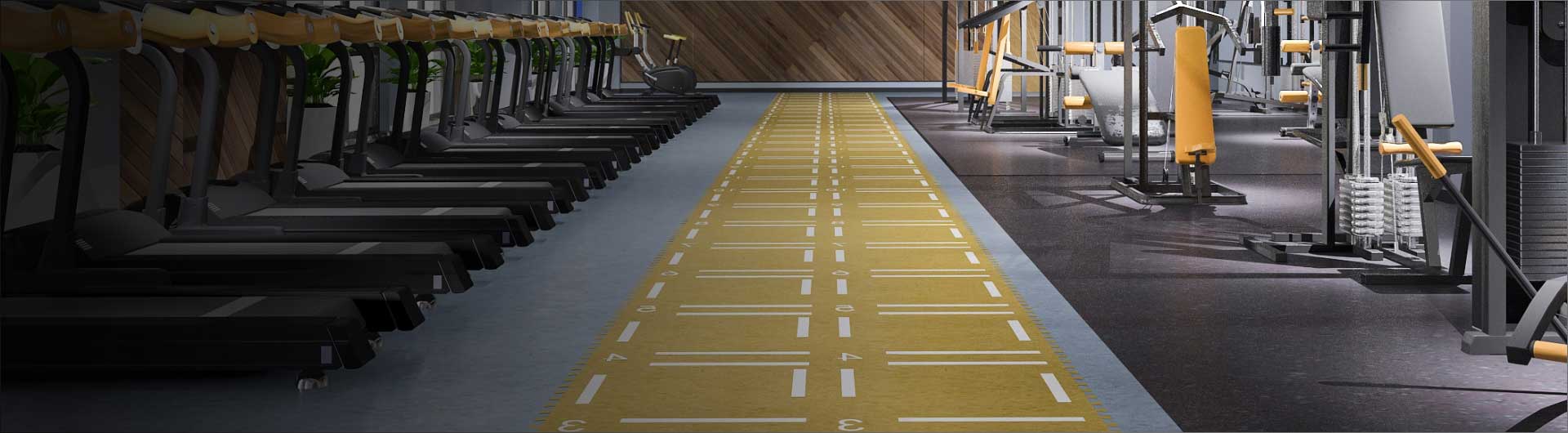 Rubber Flooring for Fitness Space