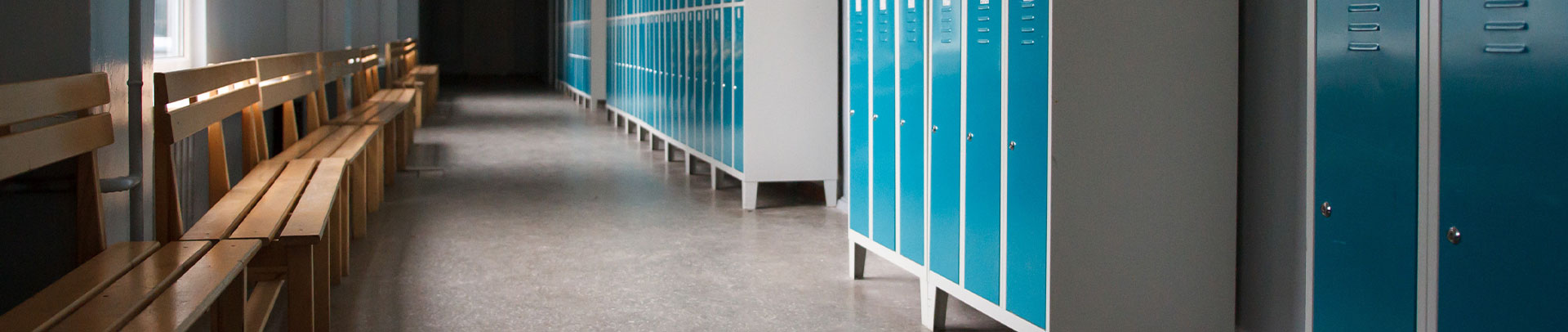 Versadual school loceker room banner